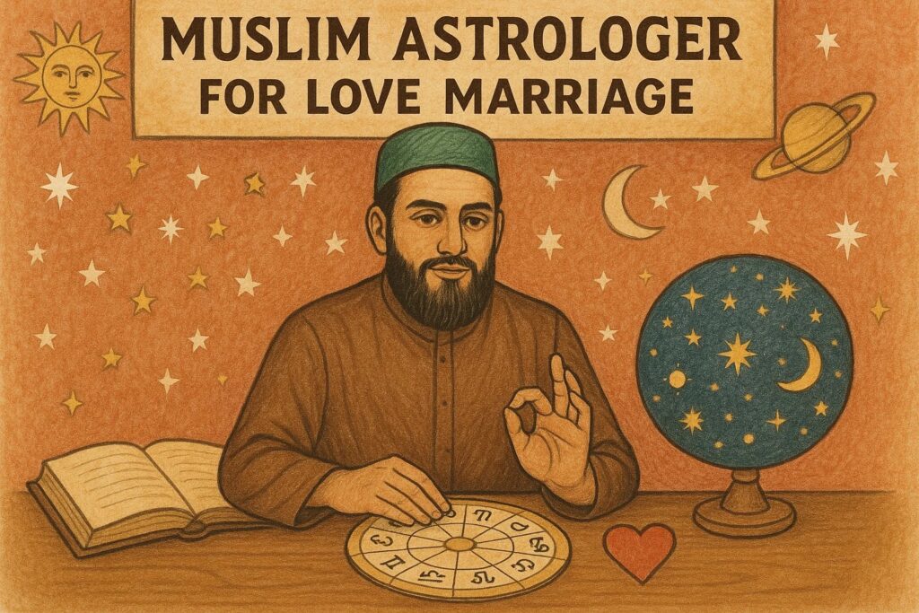 Muslim astrologer for love marriage providing Islamic wazifa and spiritual guidance