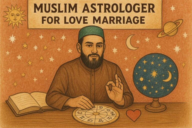 Muslim astrologer for love marriage providing Islamic wazifa and spiritual guidance